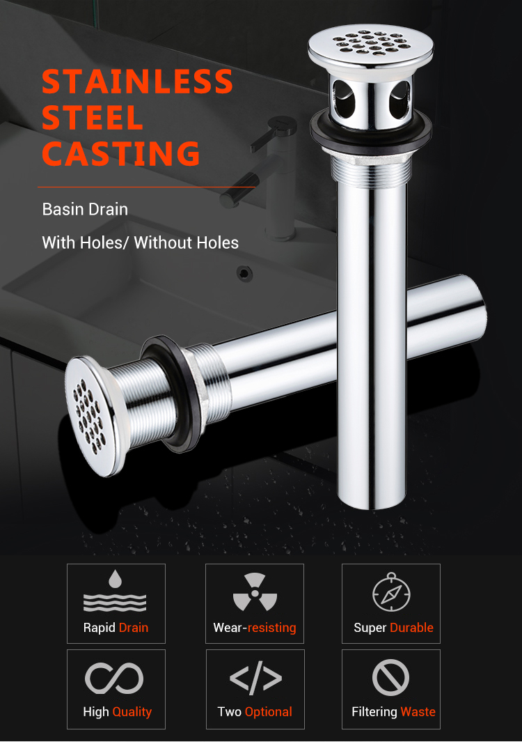 BD232-D American Universal Open Grid ရေချိုးခန်း Stainless Steel Basin Drain 2