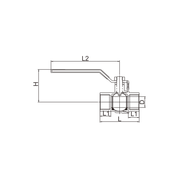 BV525-D МЕСИНГ ТОПЧЕН ВЕНТИЛ ЖЕНСКИ X ЖЕНСКИ PN40