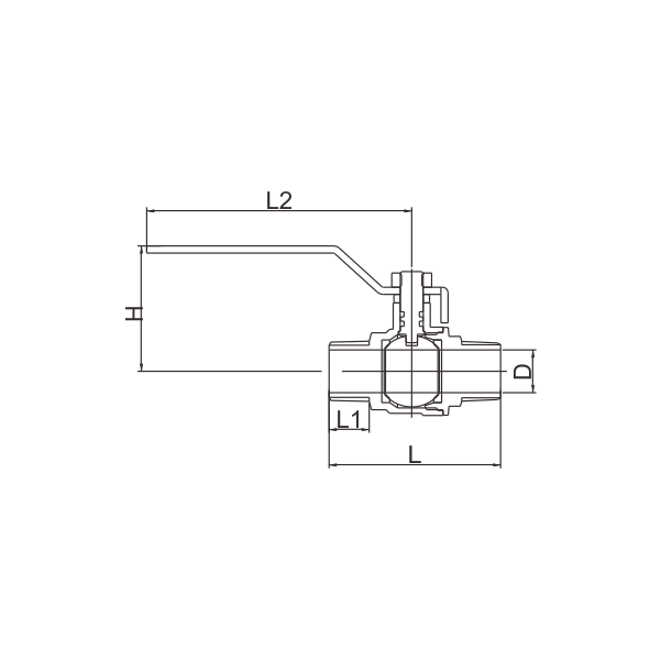 BV527-D Bọọlu Bọọlu àtọwọdá OKUNRIN X OKUNRIN PN40