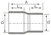 CP102-D ACOPLAMIENTO REDUCTOR DE COBRE CXC