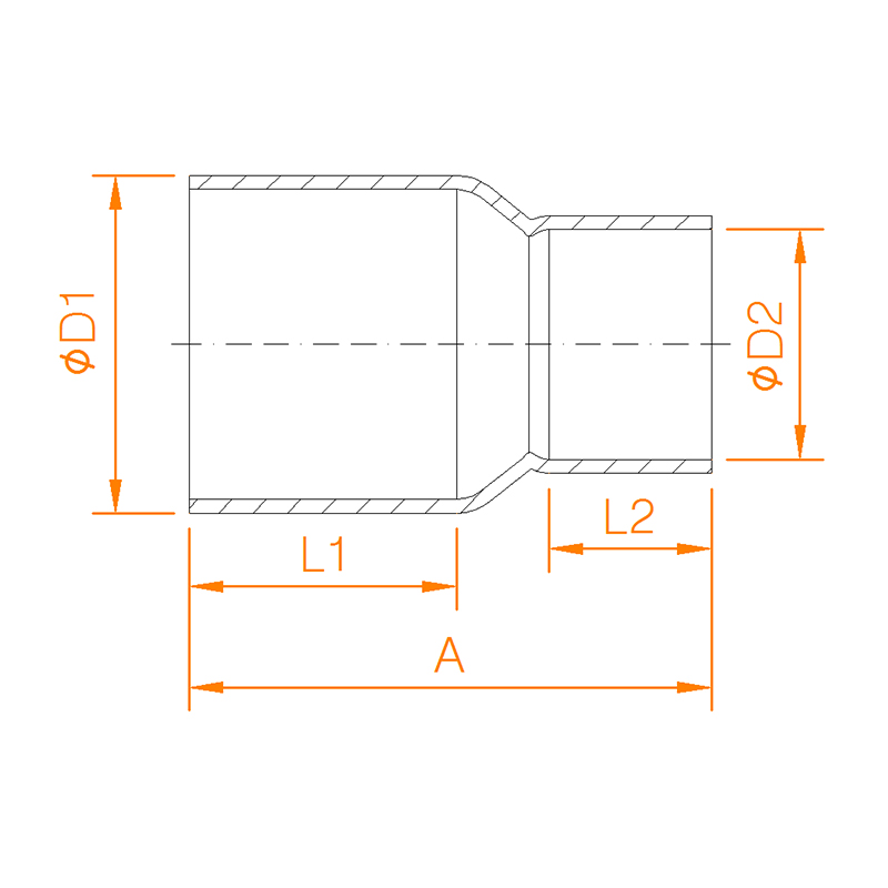 CP603 COPPER ENDE FEED FITTING REDUCER 1