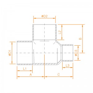 CP613 TEE להפחתת קצה נחושת 1