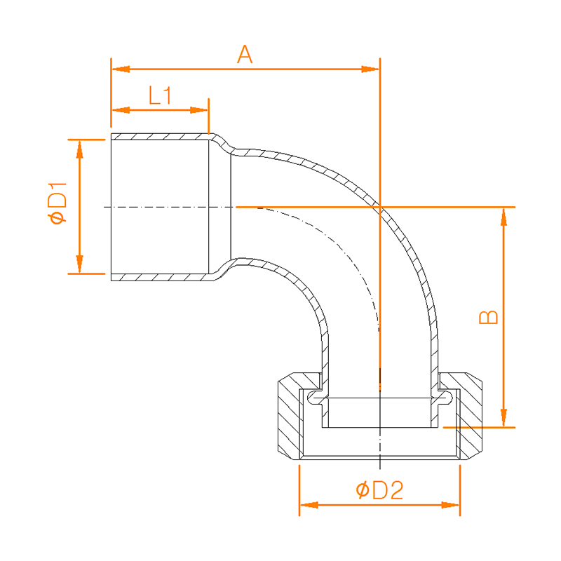 CP617 COPPPER END FEED KIUNGANISHI 1 CHA NYUMA YA TAP