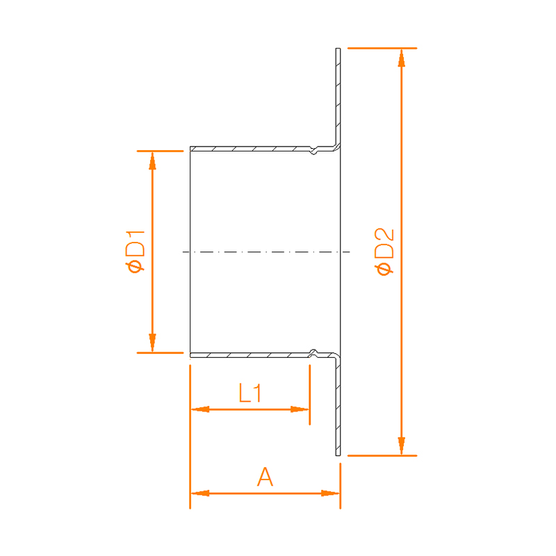 CP625 COPPER END FEED FLANGE 1