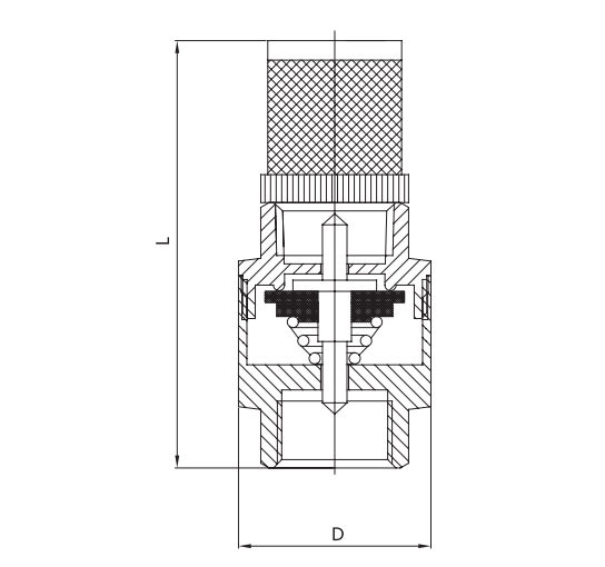 CV102-D MESENI NOŽNI VENTIL