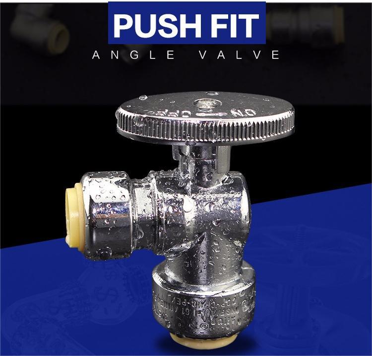 PPV001-2 BRASS SUNZA FIT QUARTER TENDA ANGLE VALVE