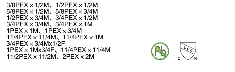 PXF203 messingist PEX-A LAIENDAV VARRAGA MEES VASEST HIGIADAPTER 1