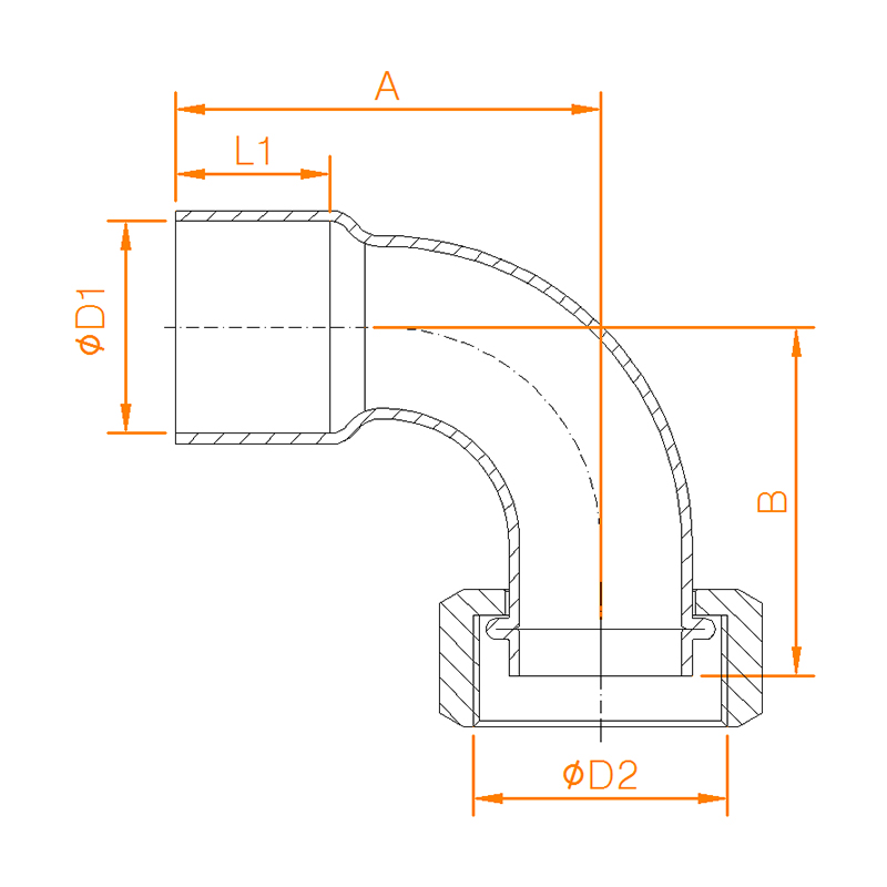 CP617 COPPER END FEED BENT TAP CONNECTOR 1
